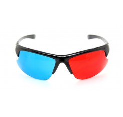 Resin Lens Anaglyphic Red + Cyan 3D Glasses