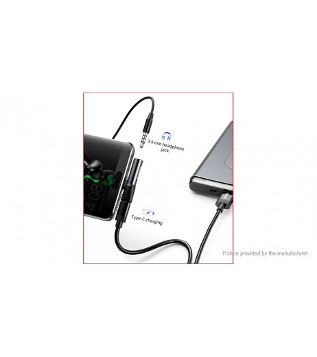 Authentic Baseus L41 USB-C to USB-C + 3.5mm Audio Splitter Adapter