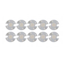 16mm Heat Sink Aluminum Base Plate for LED Emitters (10-Pack)
